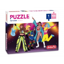 Puzzle Pop Stars 100 Piezas