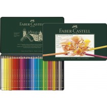 Estuche de Metal con 36 Lápices de color Polychromos Faber-Castell