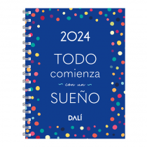 Agenda Frases Azul DALI