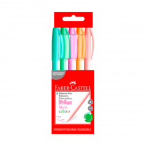 Boligrafo Trilux Colores Pastel x5 Faber-Castell