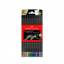Lapices Supersoft Colores Metalicos x12 Faber-Castell