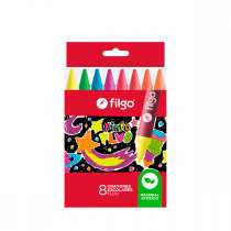 Crayolas Pinto x8 Fluo Filgo