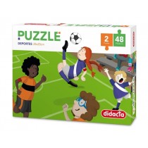 Puzzles Deportes 2 x 48 Piezas