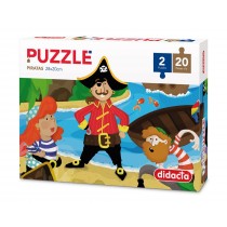 Puzzles Piratas 2 x 20 Piezas