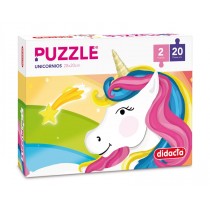 Puzzles Unicornio 2 x 20 Piezas